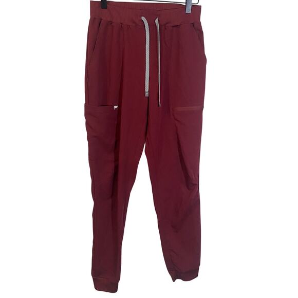 Fabletics All-Shift Scrub Jogger Dark Red Burgundy Mens/Unisex Sz S - Picture 2 of 15